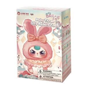 1- Blind Box Baby Three V2 Lily Rabbit Town Plush Series Blind Box